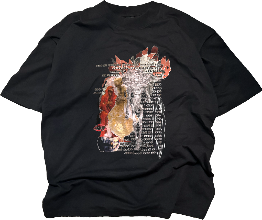 Scrol Tee in black