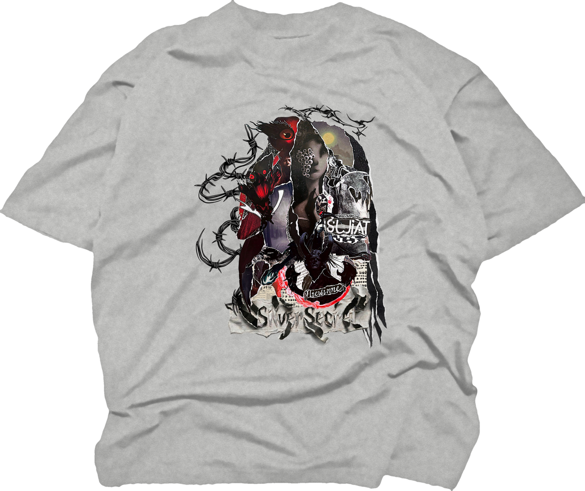 WKD Tee in heather grey